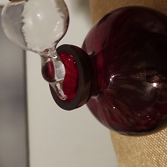 Vintage glass vase - Picture 4 of 10